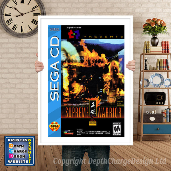 Annet Futatabi Jp Sega Sega Mega CD Inspired Retro Gaming Poster