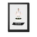 Swansea Football Club gift - The Swans - Tiny Men Big Balls Poster