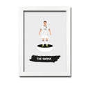 Swansea Football Club gift - The Swans - Tiny Men Big Balls Poster