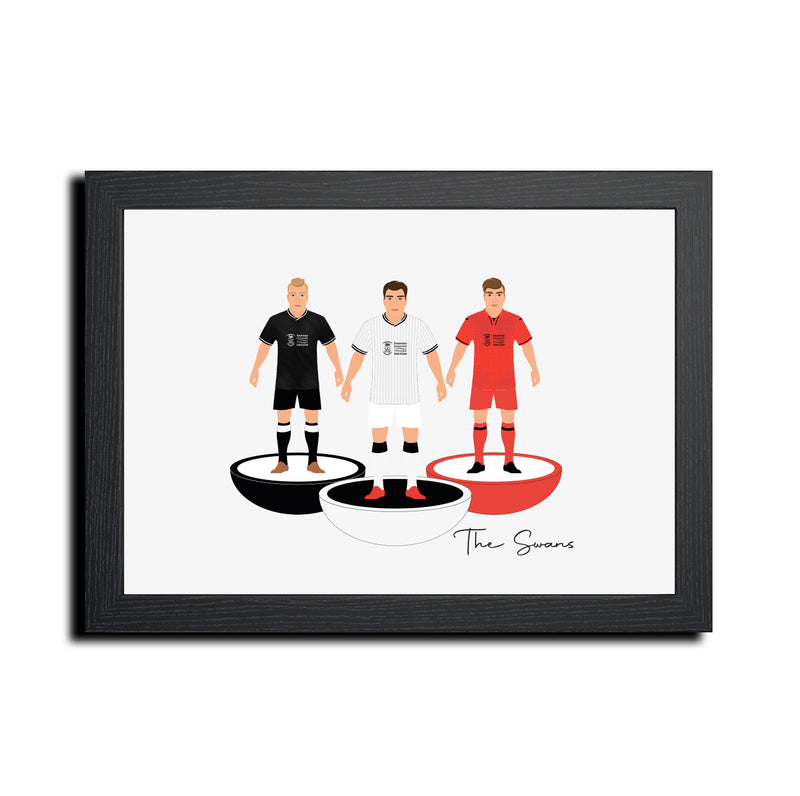 Swansea Football Club gift - Tiny Men Big Balls Poster