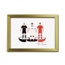 Swansea Football Club gift - Tiny Men Big Balls Poster