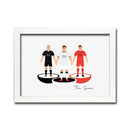 Swansea Football Club gift - Tiny Men Big Balls Poster