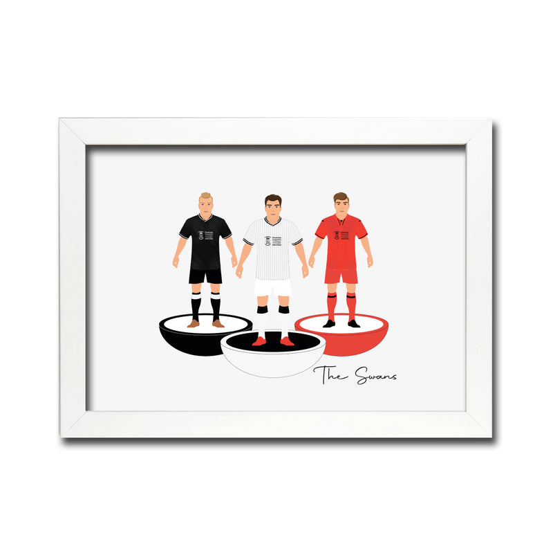 Swansea Football Club gift - Tiny Men Big Balls Poster
