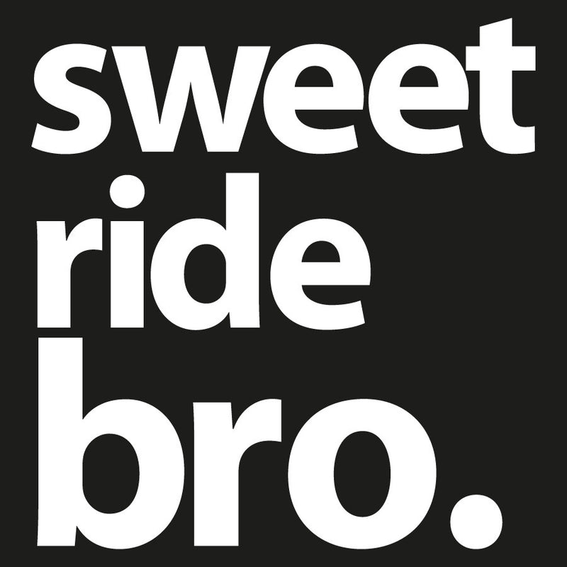 Sweep Ride Bro Novelty Vinyl Car Sticker