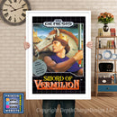 Sword Of Vermillion - Sega Megadrive Inspired Retro Gaming Poster A4 A3 A2 Or A1
