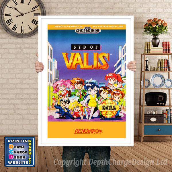 Sydofvalis - Sega Megadrive Inspired Retro Gaming Poster