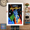 Target Earth - Sega Megadrive Inspired Retro Gaming Poster A4 A3 A2 Or A1