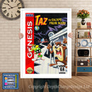 Taz In Escape From Mars - Sega Megadrive Inspired Retro Gaming Poster A4 A3 A2 Or A1