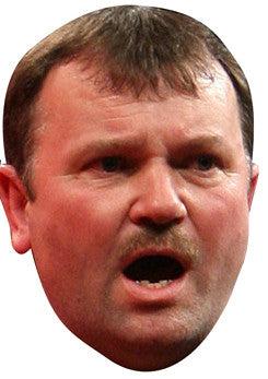 Terry Jenkins Ally Pally DARTS Celebrity Face Mask Fancy Dress Cardboard Costume Mask