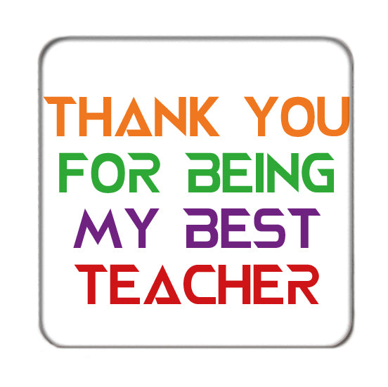 Thank You Teacher Drinks Coaster