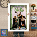 The Addams Family Eu - Sega Megadrive Inspired Retro Gaming Poster A4 A3 A2 Or A1