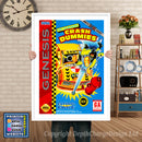 The Incredible Crash Dummies - Sega Megadrive Inspired Retro Gaming Poster A4 A3 A2 Or A1