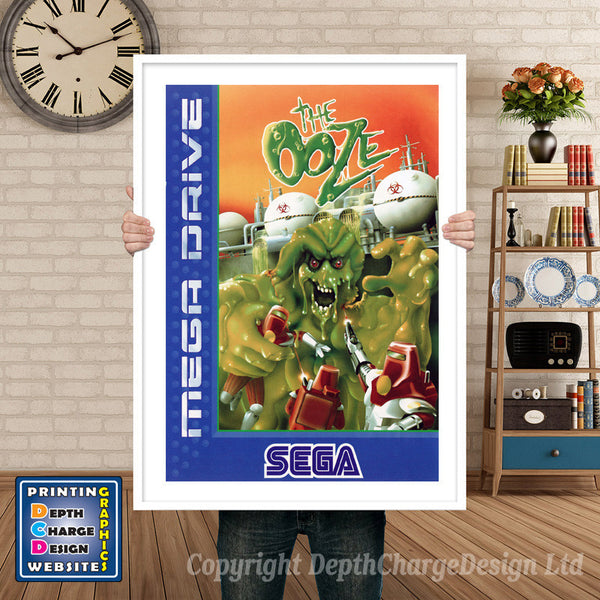 The Ooze Eu - Sega Megadrive Inspired Retro Gaming Poster