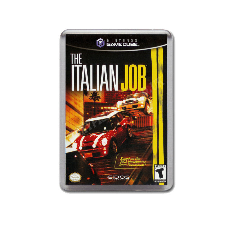 The Italian Job Style Inspired Game Gamecube Retro Video Gaming Magnet