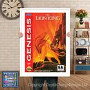 Thelionking - Sega Megadrive Inspired Retro Gaming Poster A4 A3 A2 Or A1
