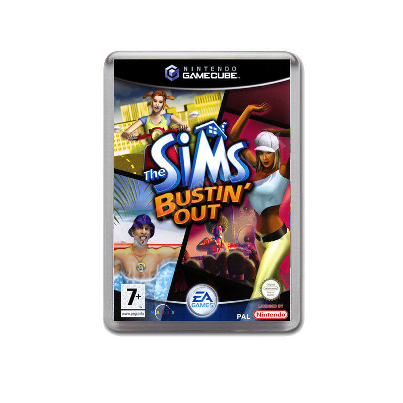 The Sims Bust In Out Eu Style Inspired Game Gamecube Retro Video Gaming Magnet