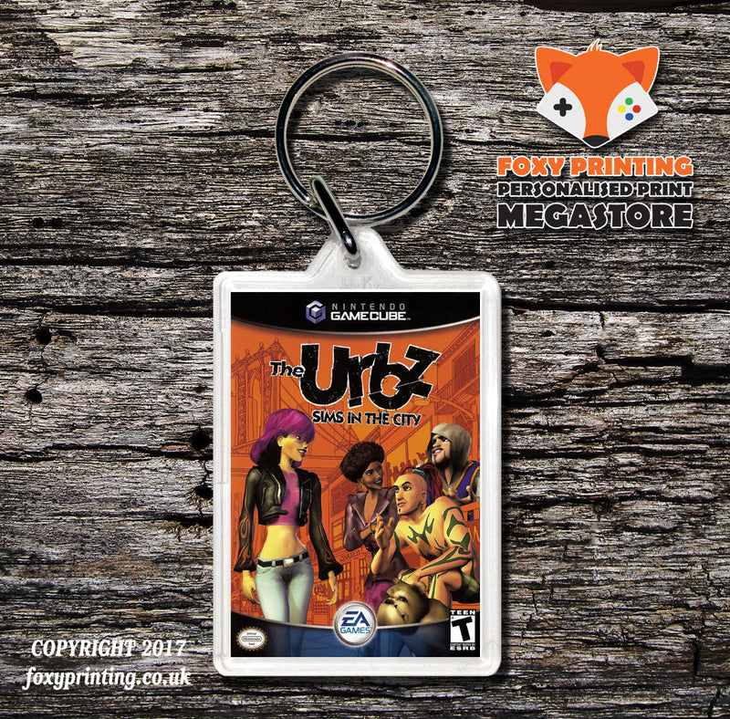The Urbz Sims In The City Gamecube Game Inspired Retro Gaming Keyring