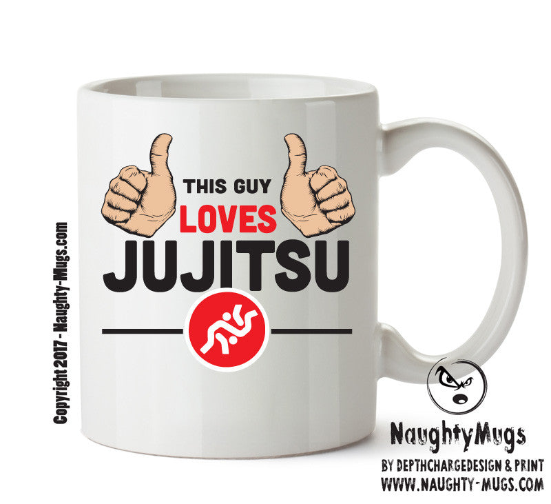 This Guy Loves Jujitsu Personalised ADULT OFFICE MUG