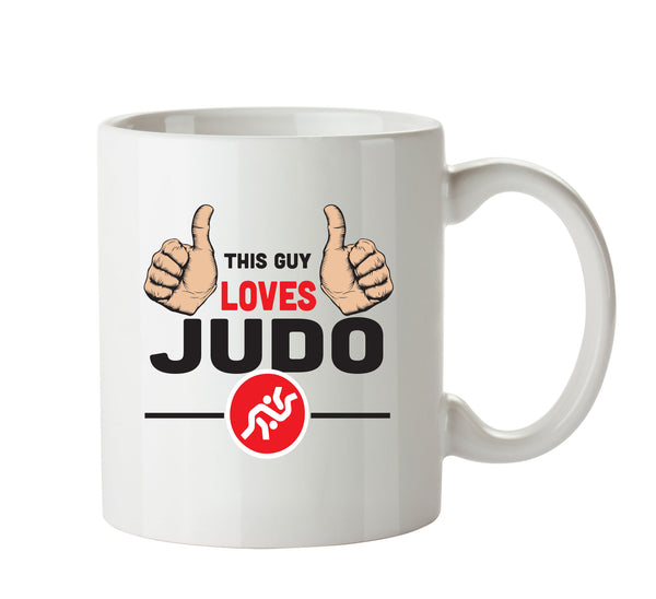 This Guy Loves Judo Personalised ADULT OFFICE MUG – printed mug product image 1