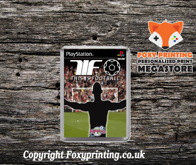 This Is Foot Ball Gb - PS1 Playstation 1 Game Inspired Retro Gaming Magnet