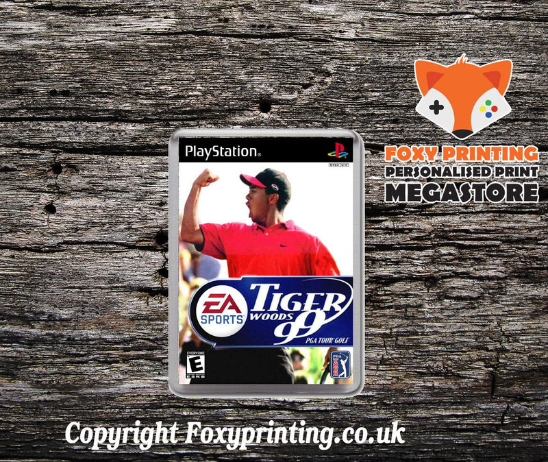 Tiger Woods 99 - PS1 Playstation 1 Game Inspired Retro Gaming Magnet