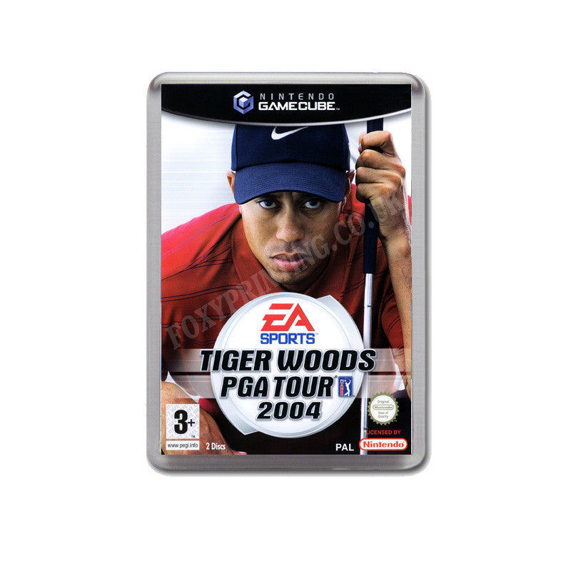 Tiger Woods Pga Tour2004 Eu Style Inspired Game Gamecube Retro Video Gaming Magnet