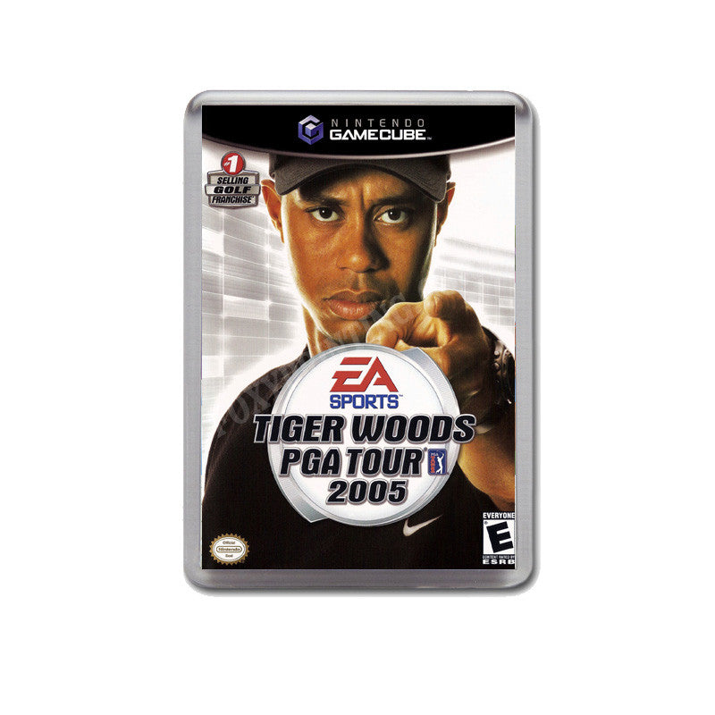 Tiger Woods Pga Tour2005 Style Inspired Game Gamecube Retro Video Gaming Magnet