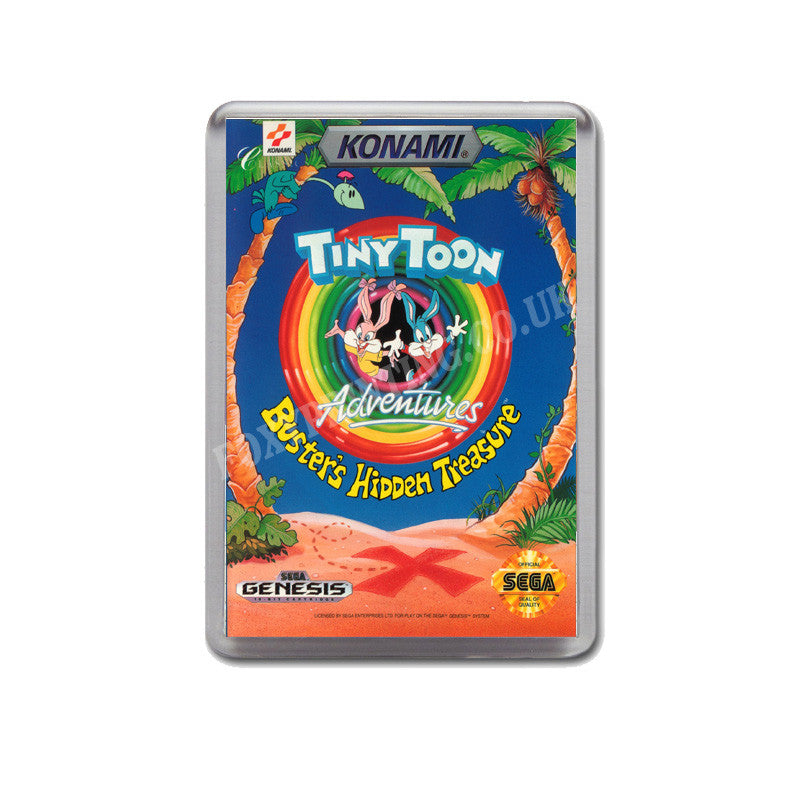 Tiny Toons Buster Shidden Treasure Game Style Inspired Sega Megadrive Retro Video Gaming Magnet