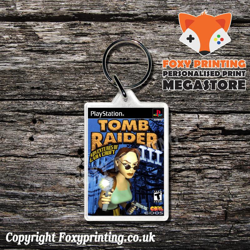 Tomb Raider 3 4 - PS1 Playstation 1 Game Inspired Retro Gaming Magnet