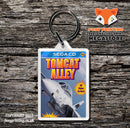 Tomcat Alley Game Inspired Retro Gaming Keyring