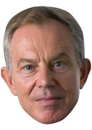 Tony Blair New Celebrity Face Mask Fancy Dress Cardboard Costume Mask