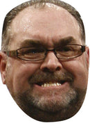 Tony O'Shea 2 DARTS Celebrity Face Mask Fancy Dress Cardboard Costume Mask