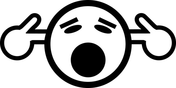Too Loud Novelty Vinyl Car Sticker