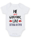 Me and My Godfather Love tottenham hotspur Personalised FOOTBALL TEAM Baby Grow