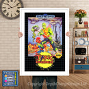 Toxic Crusaders - Sega Megadrive Inspired Retro Gaming Poster A4 A3 A2 Or A1