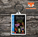 Trivial Pursuit Game Inspired Retro Gaming Keyring