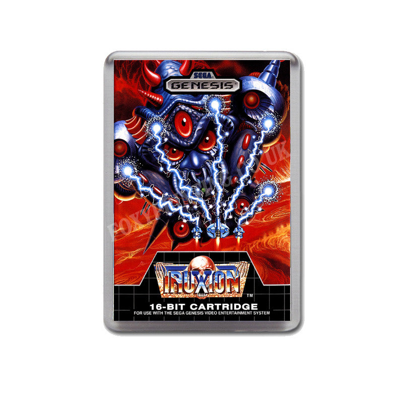 Truxton Game Style Inspired Sega Megadrive Retro Video Gaming Magnet