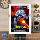 Turrican 2 Eu - Sega Megadrive Inspired Retro Gaming Poster A4 A3 A2 Or A1