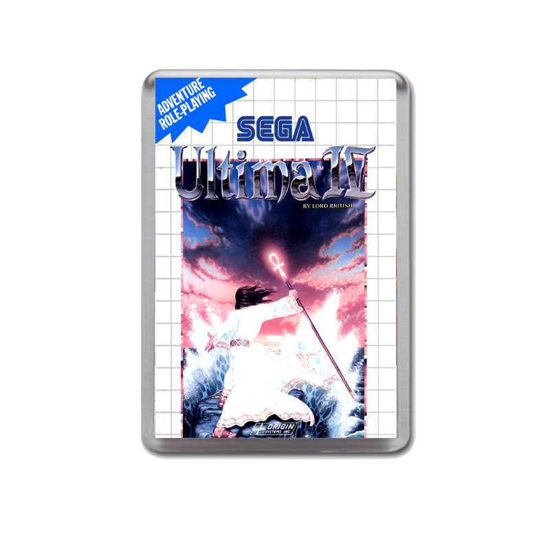 Ultimaiv Au Sega Master System Game Inspired Fridge Magnet