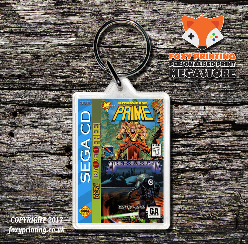Ultraverse Prime Micro Cosm Game Inspired Retro Gaming Keyring