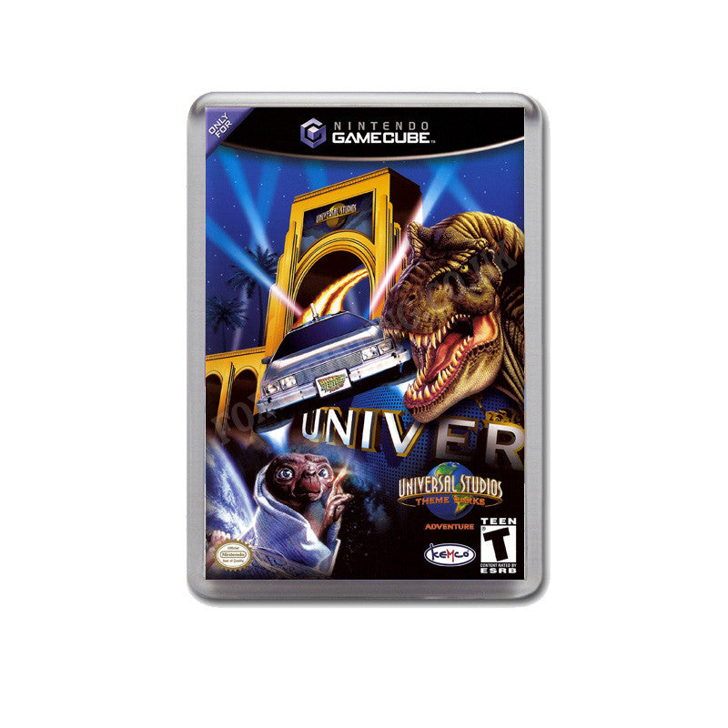 Universal Studios Themepark Adventure Style Inspired Game Gamecube Retro Video Gaming Magnet