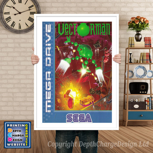 Vectorman Pal - Sega Megadrive Inspired Retro Gaming Poster