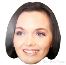 VICTORIA PENDLETON JB - Athletics Fancy Dress Cardboard Celebrity Party Face Mask