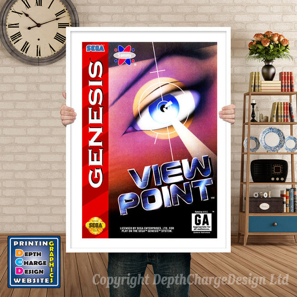 Viewpoint - Sega Megadrive Inspired Retro Gaming Poster