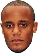 Vincent Kompany FOOTBALL 2018 Celebrity Face Mask Fancy Dress Cardboard Costume Mask