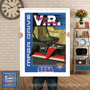 Virtua Racing Pal - Sega Megadrive Inspired Retro Gaming Poster A4 A3 A2 Or A1