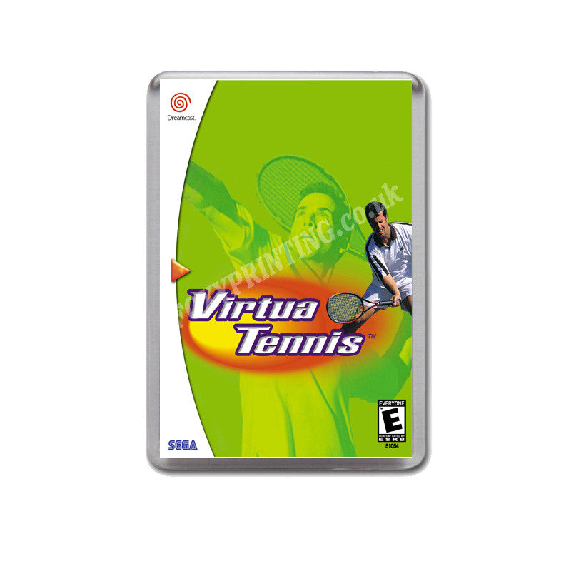 Virtua Tennis Sega Dreamcast Style Inspired Retro Game Magnet