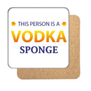 Vodka Sponge Drinks Coaster