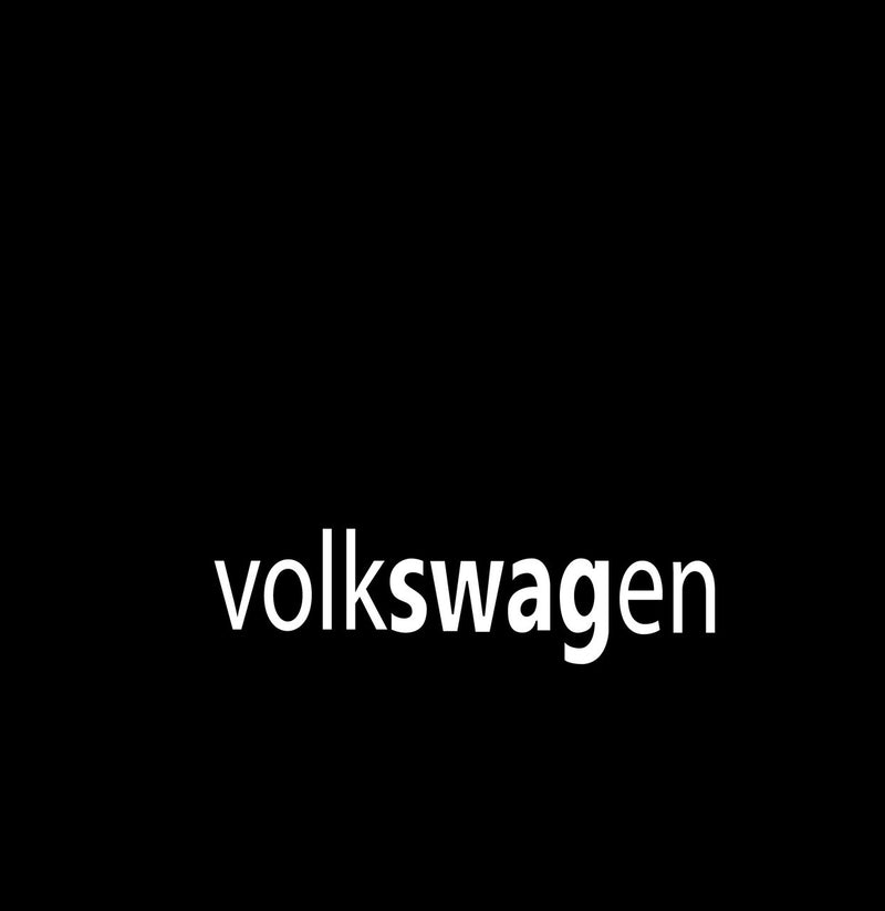 Volkswagen Novelty Vinyl Car Sticker