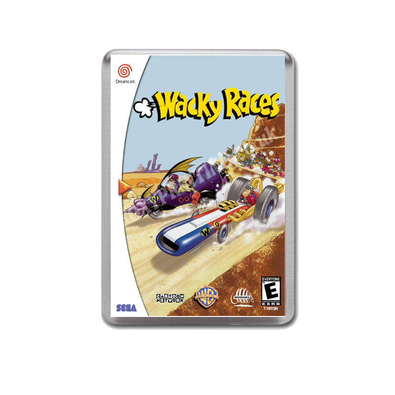 Wacky Races Sega Dreamcast Style Inspired Retro Game Magnet